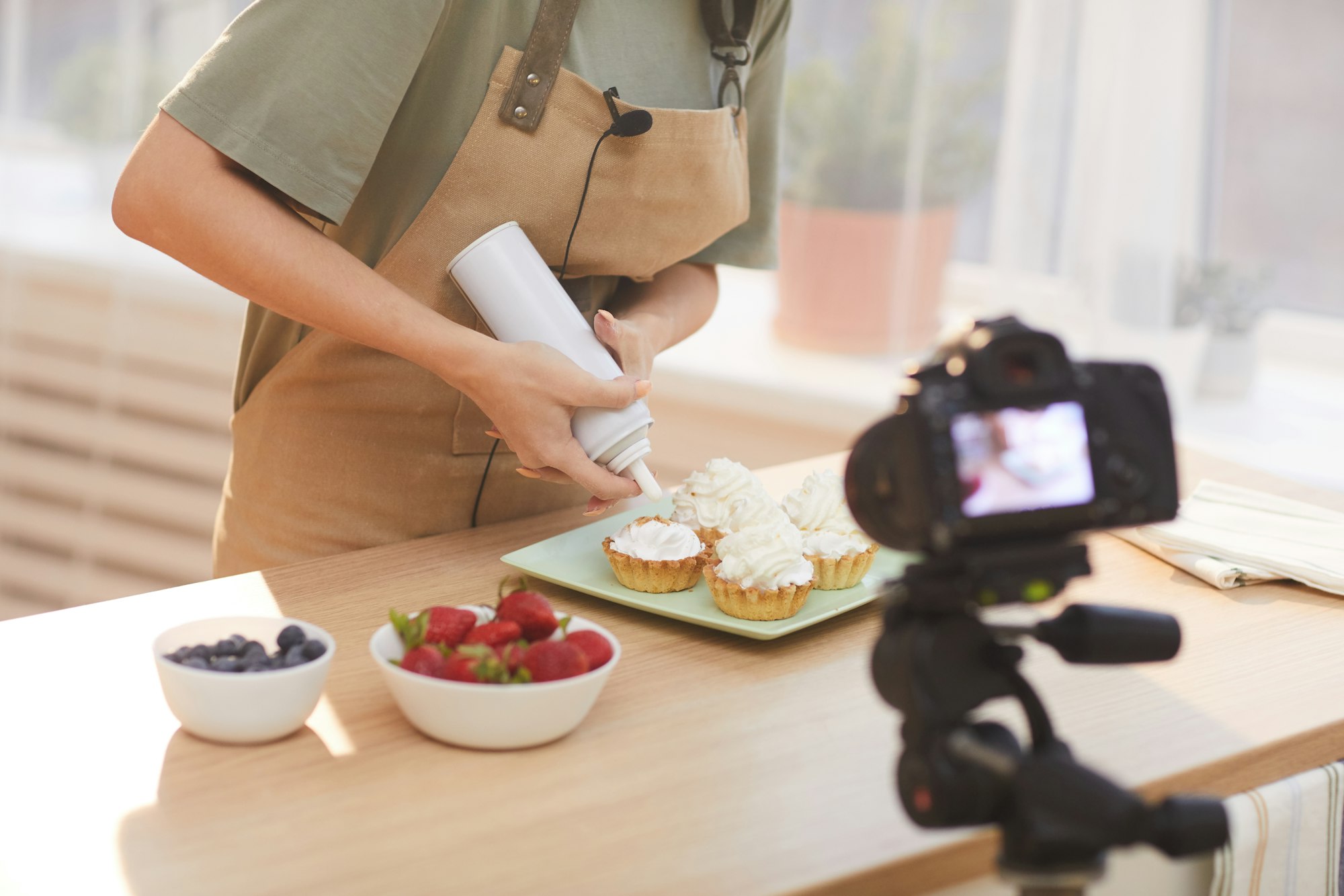 Culinary art on video